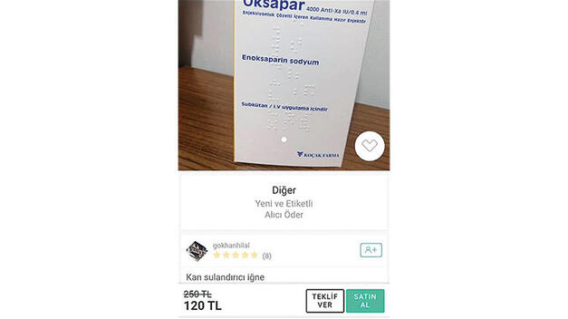 ikinci el ilaç